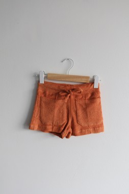 Szorty pomarańczowe frotte Baba Kidswear 116 Nowe
