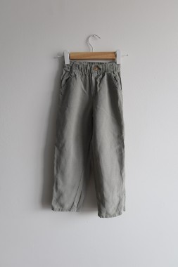 Spodnie lniane Zara 116 II gatunek