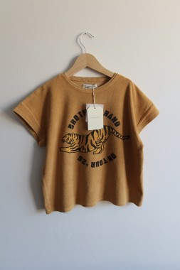 T-shirt frotte tygrys Piupiuchick 128 nowy