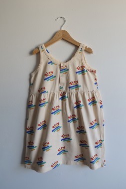 Sukienka jasna Tinycottons 128