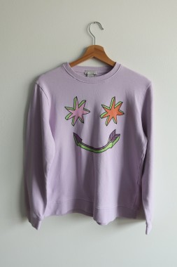Bluza fioletowa uśmiech Stella McCartney 158/164 II gatunek