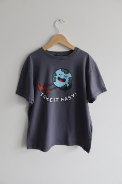 T-shirt szary take it easy Stella McCartney 134/140