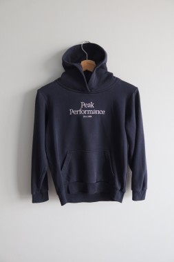Bluza granatowa z kapturem Peak Performance 146/152
