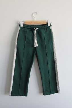 Spodnie zielone z lampasem Ohno 122/128