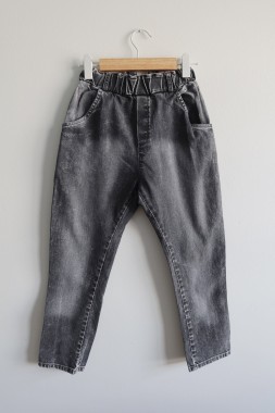 Spodnie czarne jeansy Booso 128/134