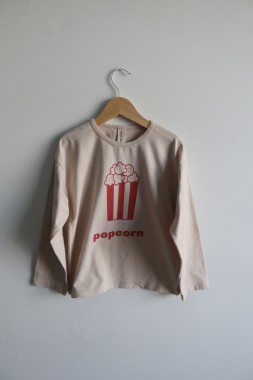Longsleeve popcorn Kids on the moon 116