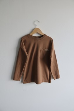 Longsleeve karmelowy Tuss 134/140