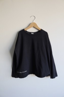 Longsleeve czarny Booso 128/134 II gatunek