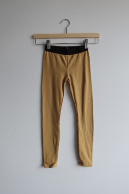 Legginsy ocieplane żółte Crazy Legs 122/128 II gatunek