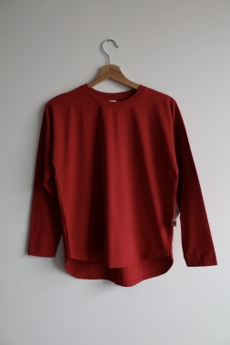 Longsleeve czerwony Booso 140/146
