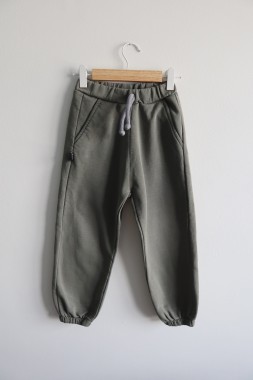 Spodnie oliwkowe Piu di me 122/128