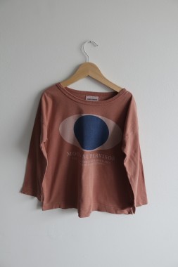 Longsleeve łososiowy Bobo Choses 110