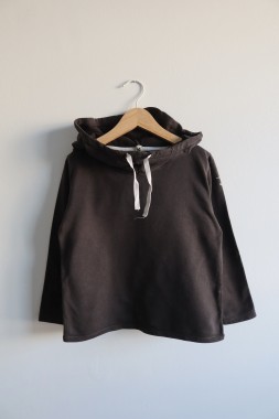 Bluza czarna z kapturem Gray Label 110/116